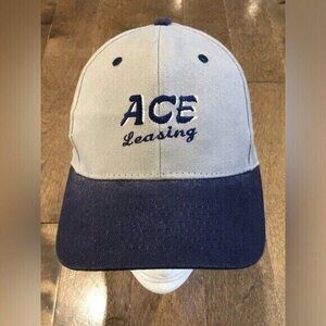 Ace Leasing blue gray Bathurst strapback hat cap